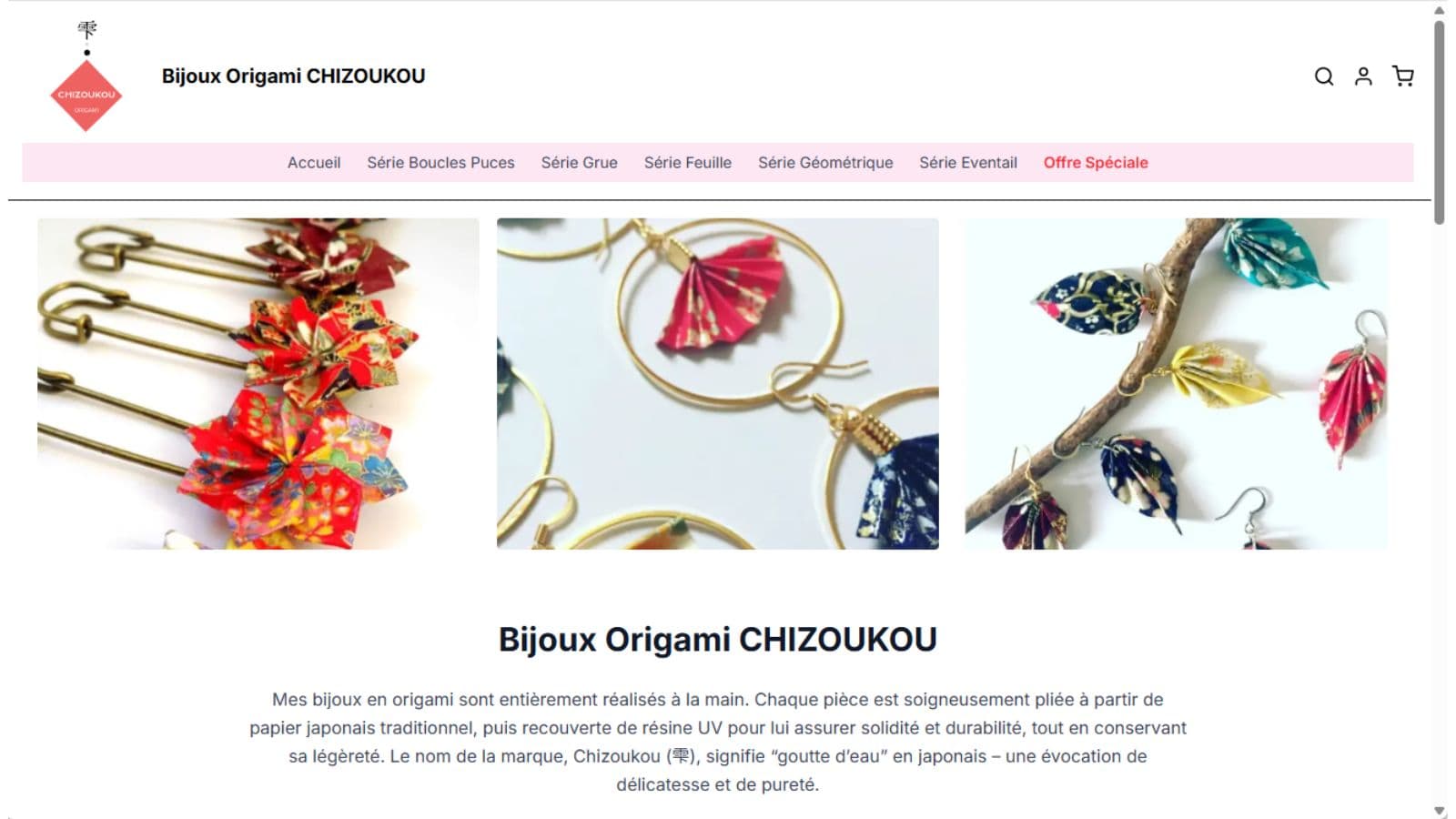 CHIZOUKOU.COM (E-commerce artisanal)